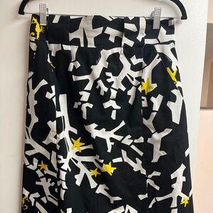 GUCCI RESORT SEAHORSE PRINT SKIRT